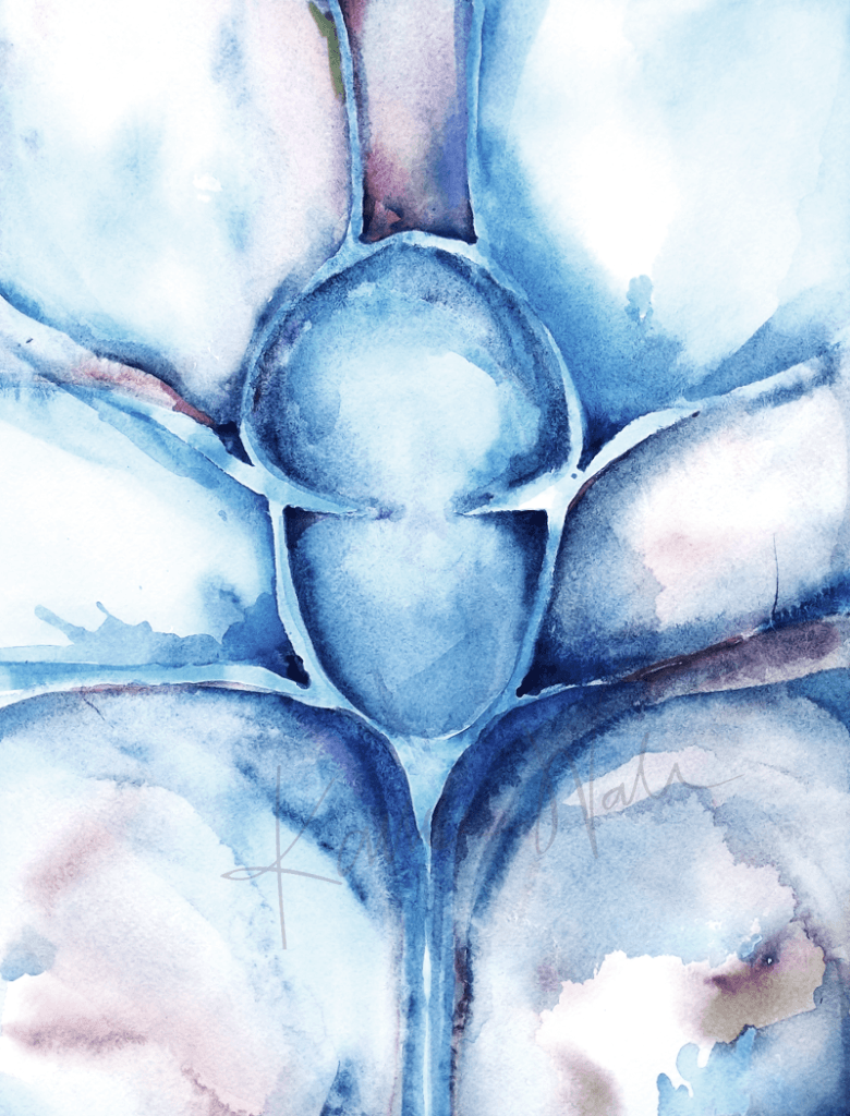 Circle Of Willis Print Watercolor