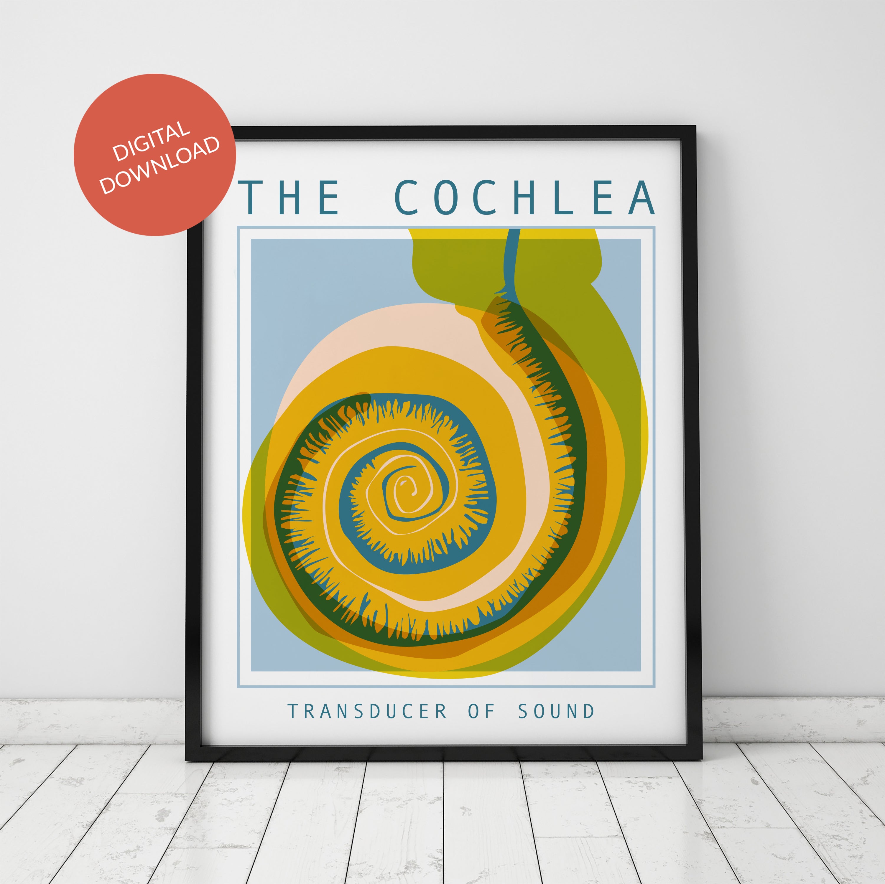 Cochlea Poster - LIMITED EDITION DIGITAL DOWNLOAD