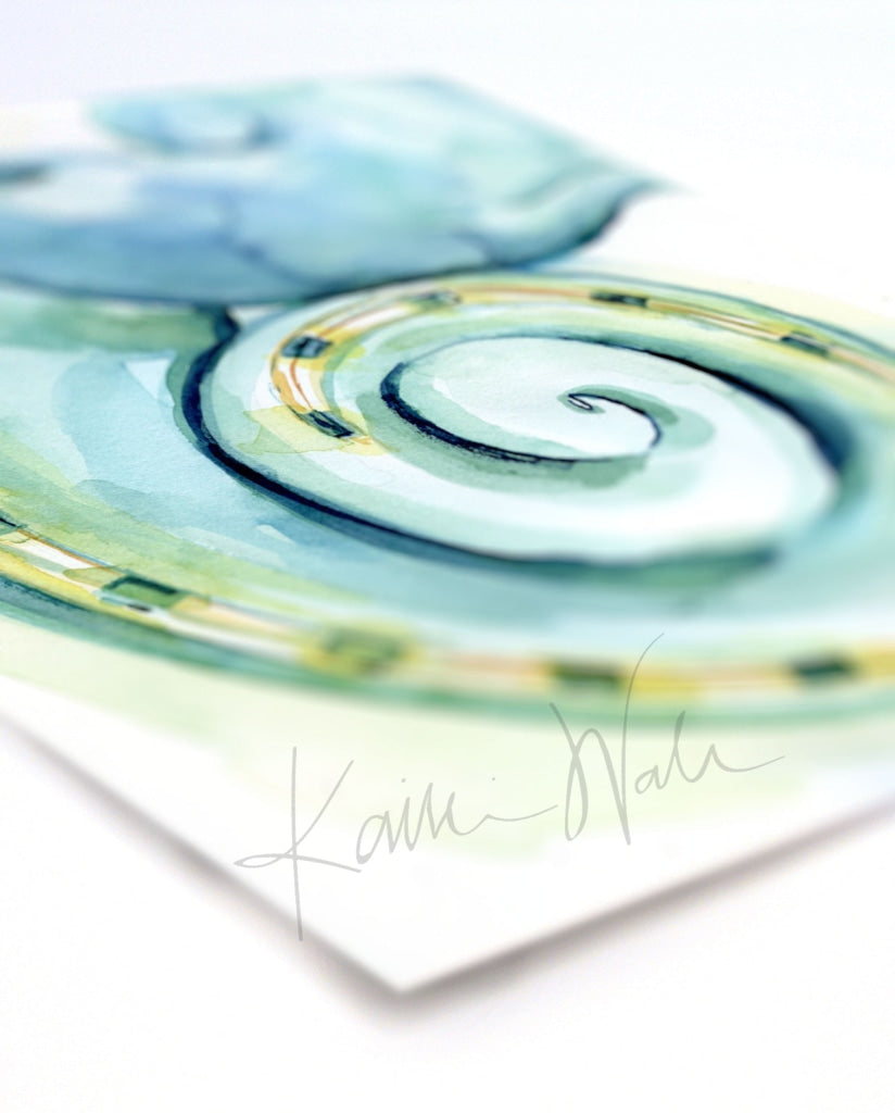 Cochlear Implant Watercolor Print