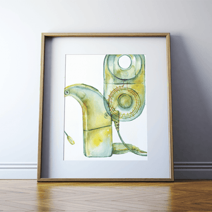 Cochlear Implant Print Watercolor