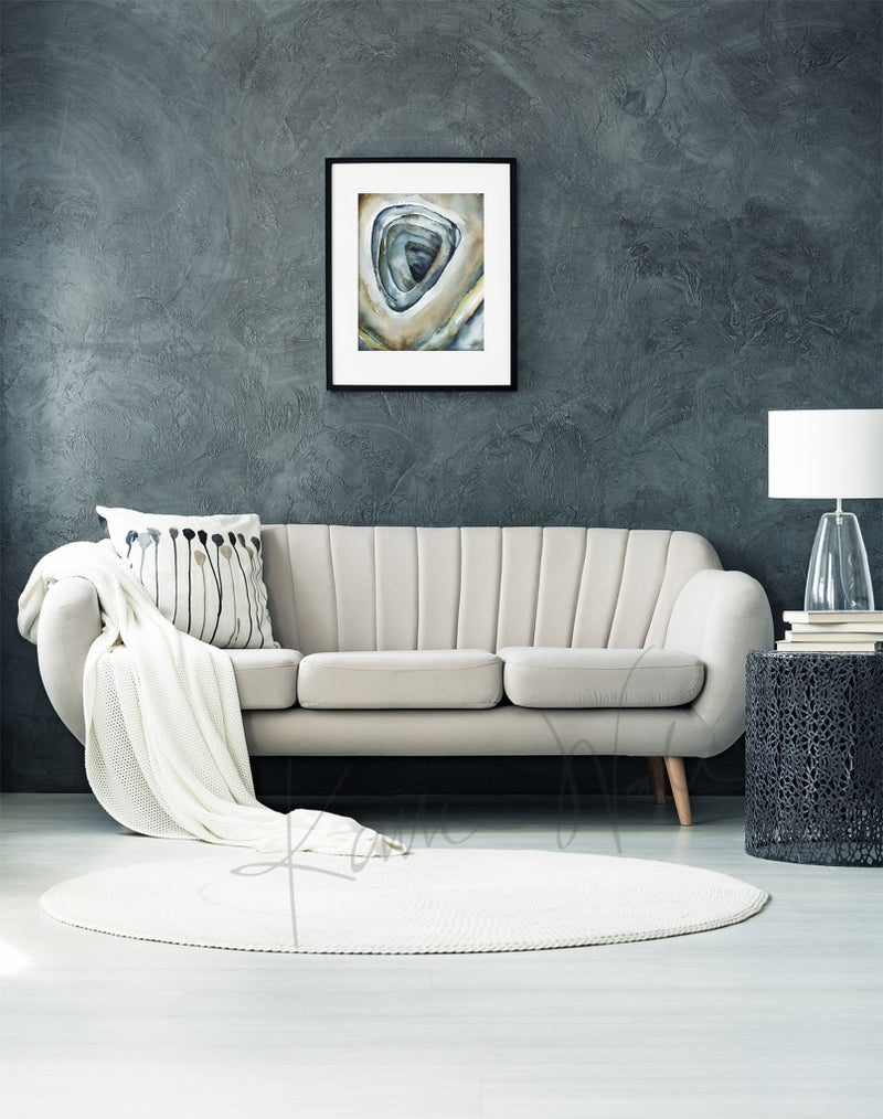 Normal Crohns And Ulcerative-Colitis Colonoscopy Watercolor Print Set