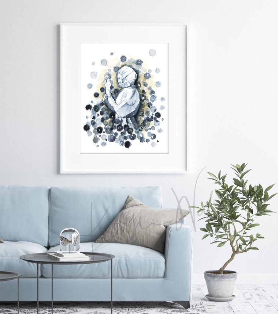 Frontlines Coronavirus Watercolor Print