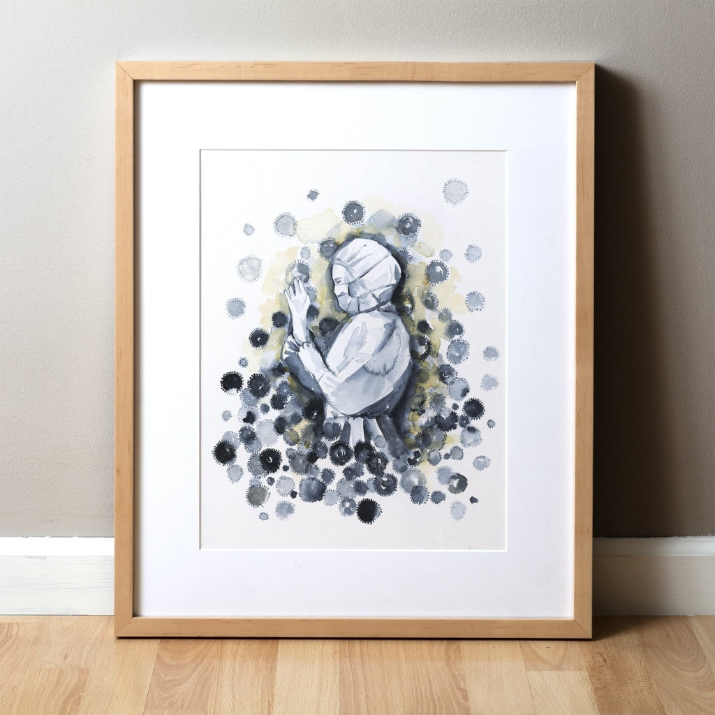 Frontlines Coronavirus Watercolor Print