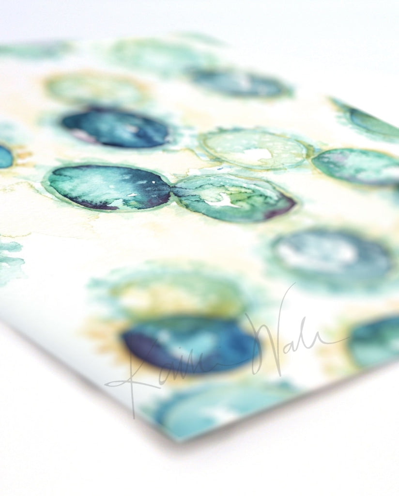 Coronavirus Histology Watercolor Print