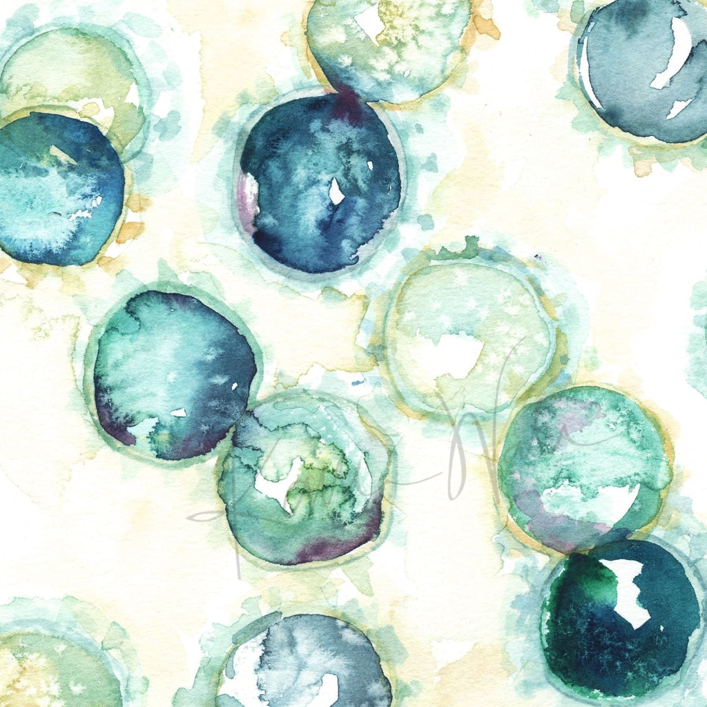 Coronavirus Histology Watercolor Print