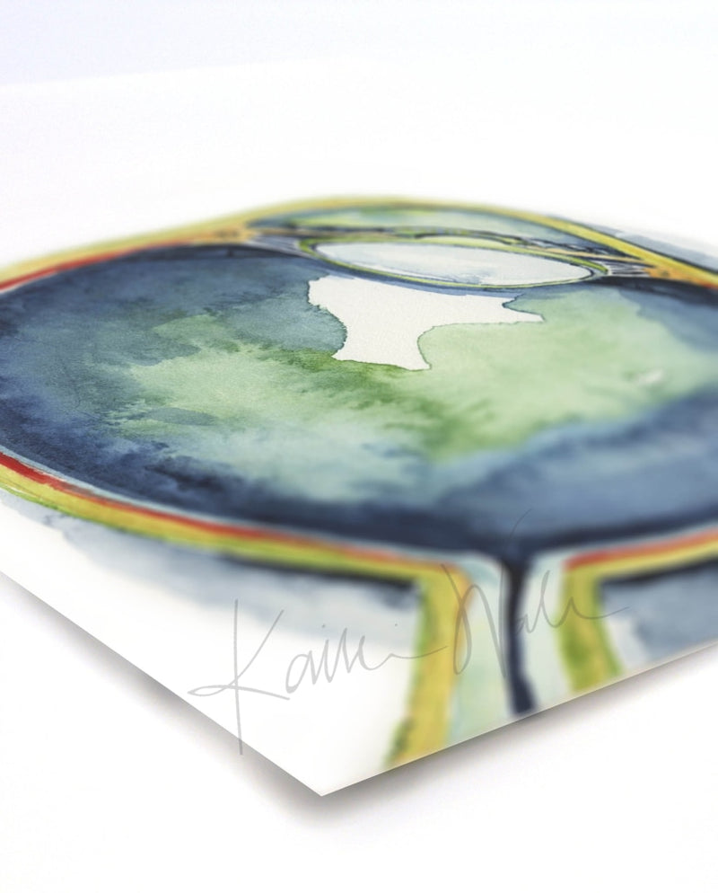 Eye Mind Body Connection Watercolor Set Print