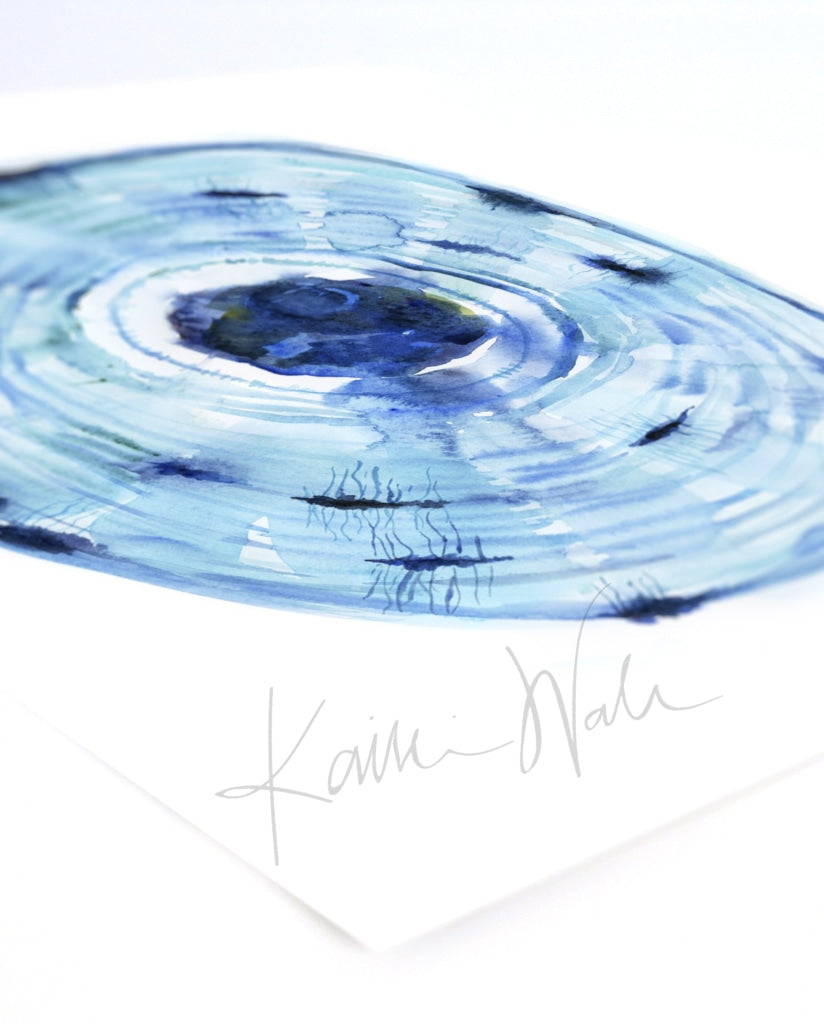 Osteon Watercolor Print