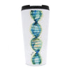 DNA Double Helix Stainless Steel Insulated Travel Mug - 16oz