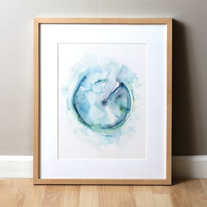 Eardrum Print Watercolor