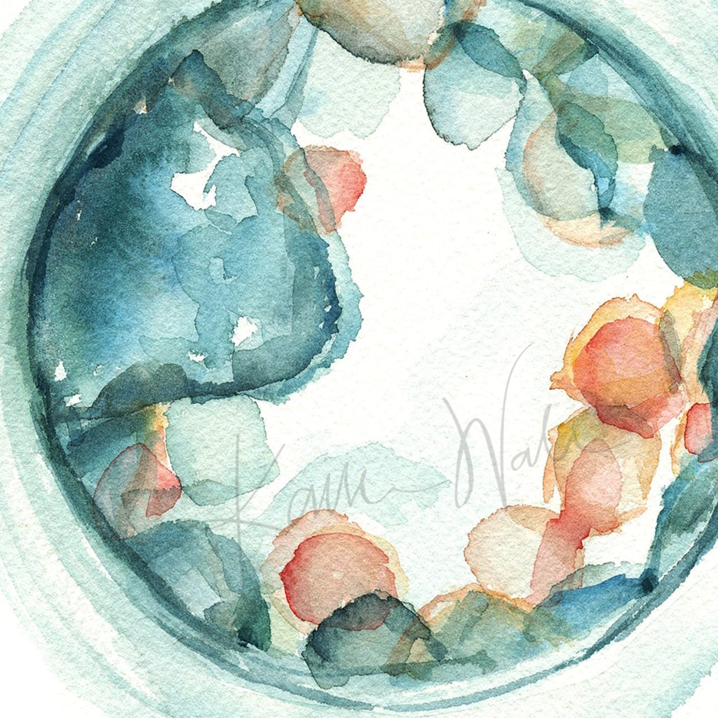 Day 5 Embryo Watercolor Print