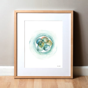 Day 3 Embryo Watercolor Print