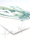 Blue Green Fertility Watercolor Print Set