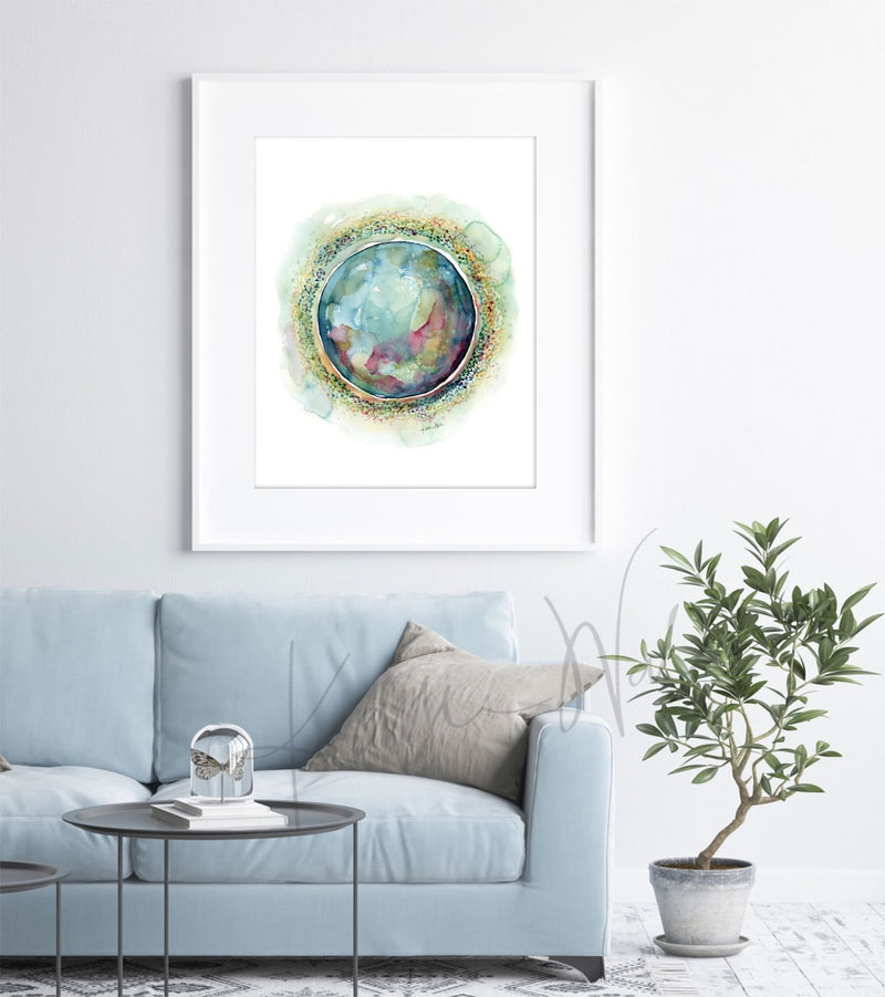 Ovum Watercolor Print