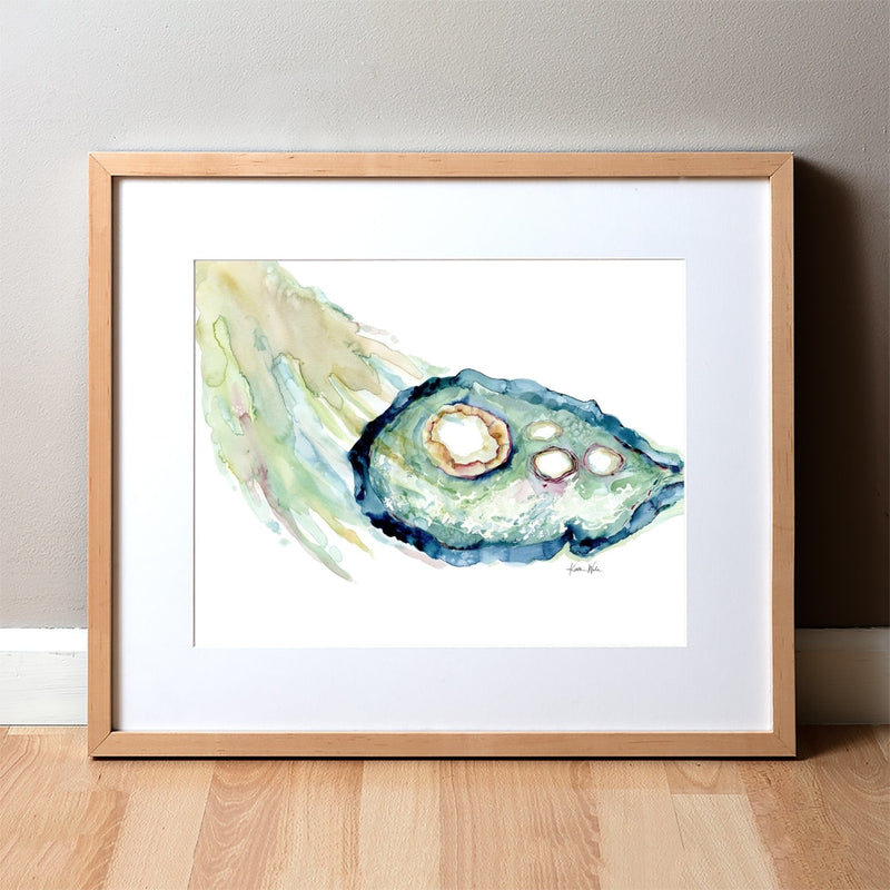 Ovary And Fimbriae Watercolor Print