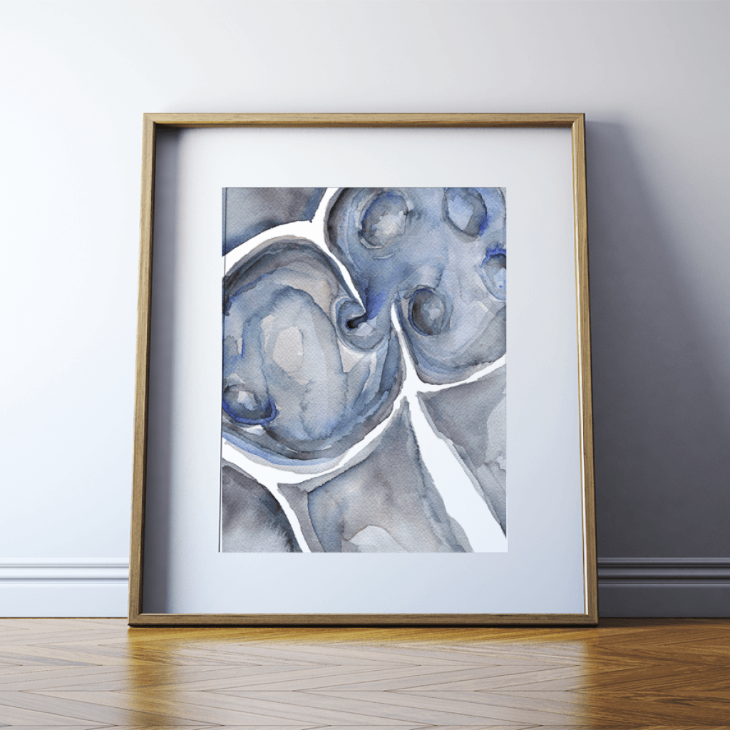 Foramen Ovale Print Watercolor