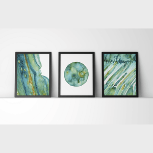 Eye Anatomy Print Set Watercolor