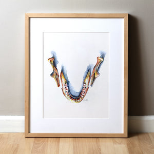 Bsso Watercolor Print