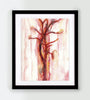 Carotid Artery In Red Watercolor - Original
