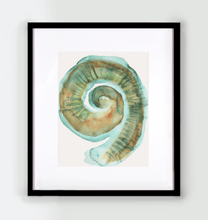 Cochlea Watercolor - Original