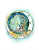 Jewel-Tone Embryo Print Watercolor