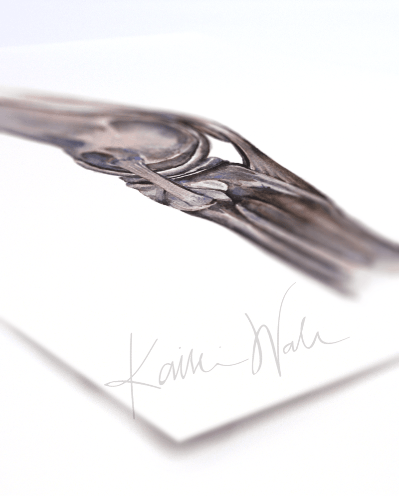 Knee Joint Anatomy Print Watercolor