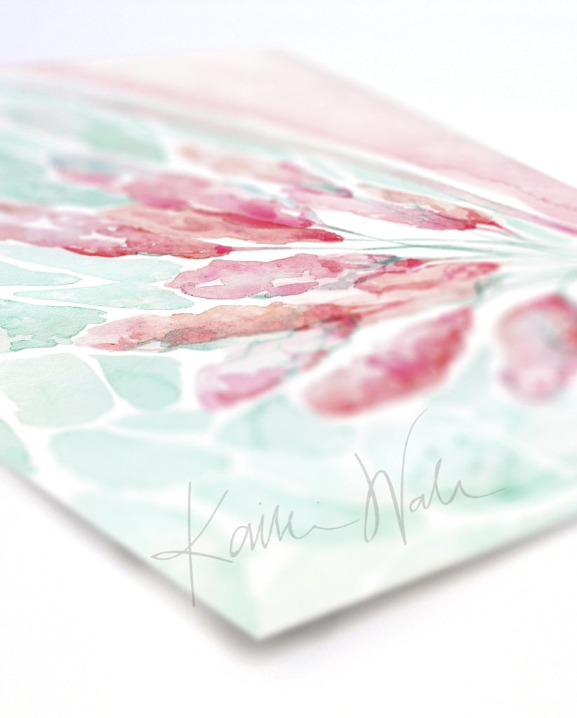 Lactating Breast Watercolor Print