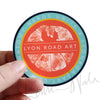 Set of 3 Lyon Road Art Anatomy Art Stickers