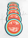 Set of 3 Lyon Road Art Anatomy Art Stickers