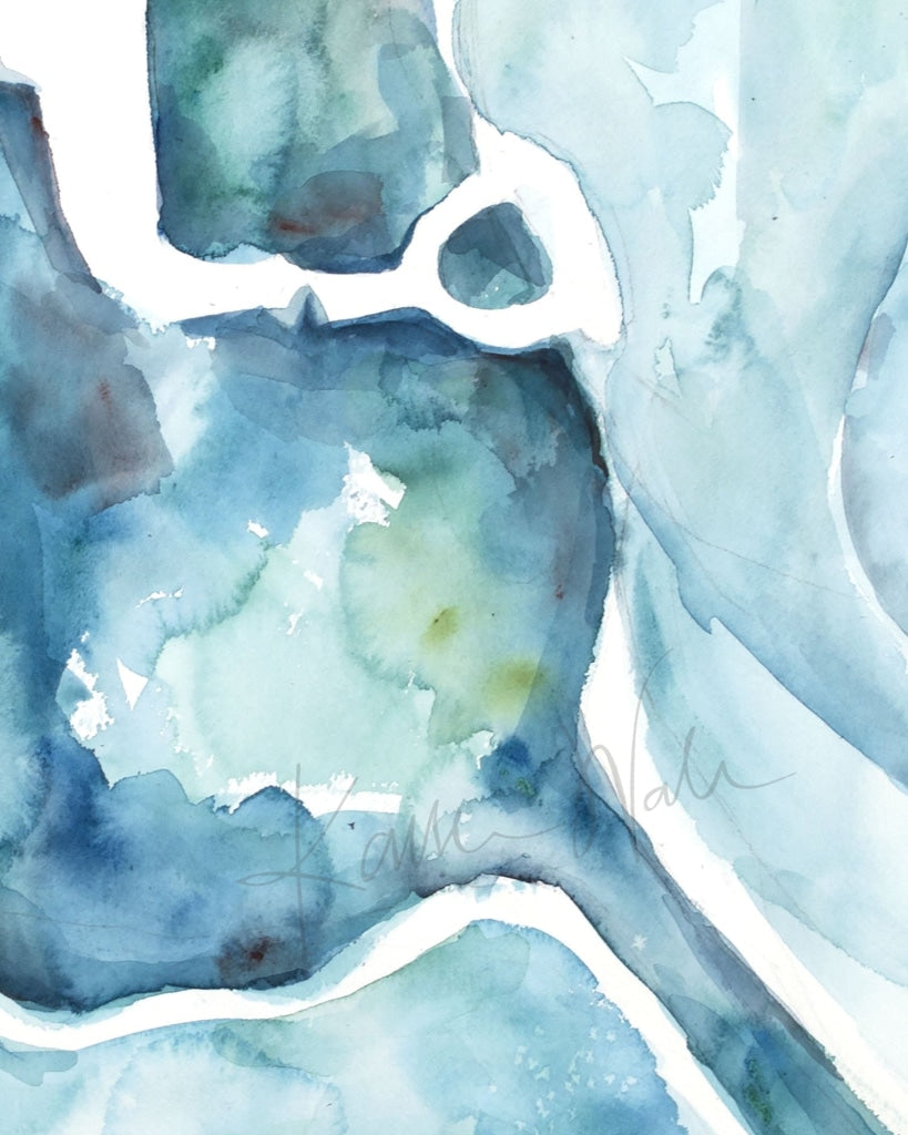 Middle Ear Print Watercolor