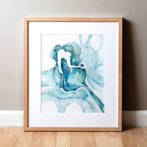 Middle Ear Print Watercolor