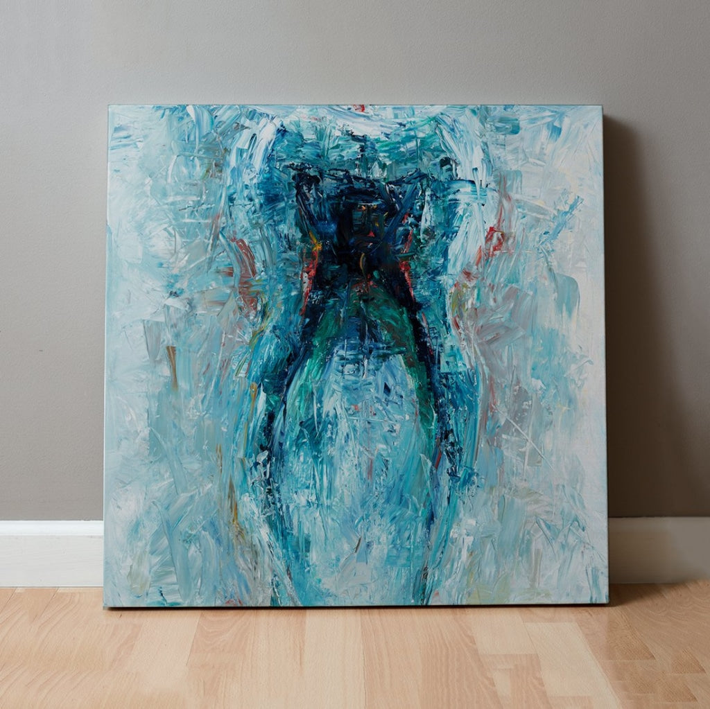 Molar In Blue Canvas Print