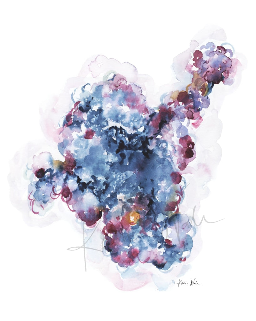 Triumphant Tau Protein - Art Microbiology Brain Watercolor Print