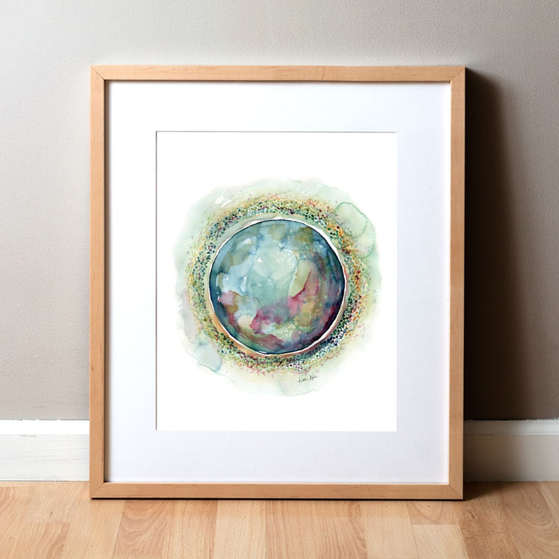 Ovum Watercolor Print