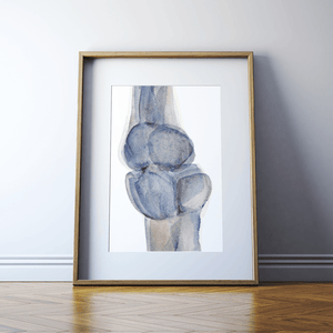 Third Molar Occlusion Watercolor Print