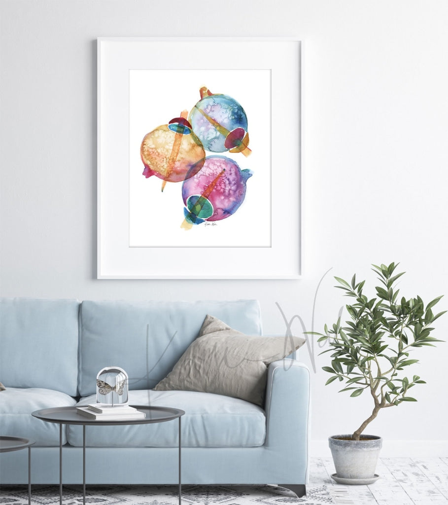 Opias Watercolor Print