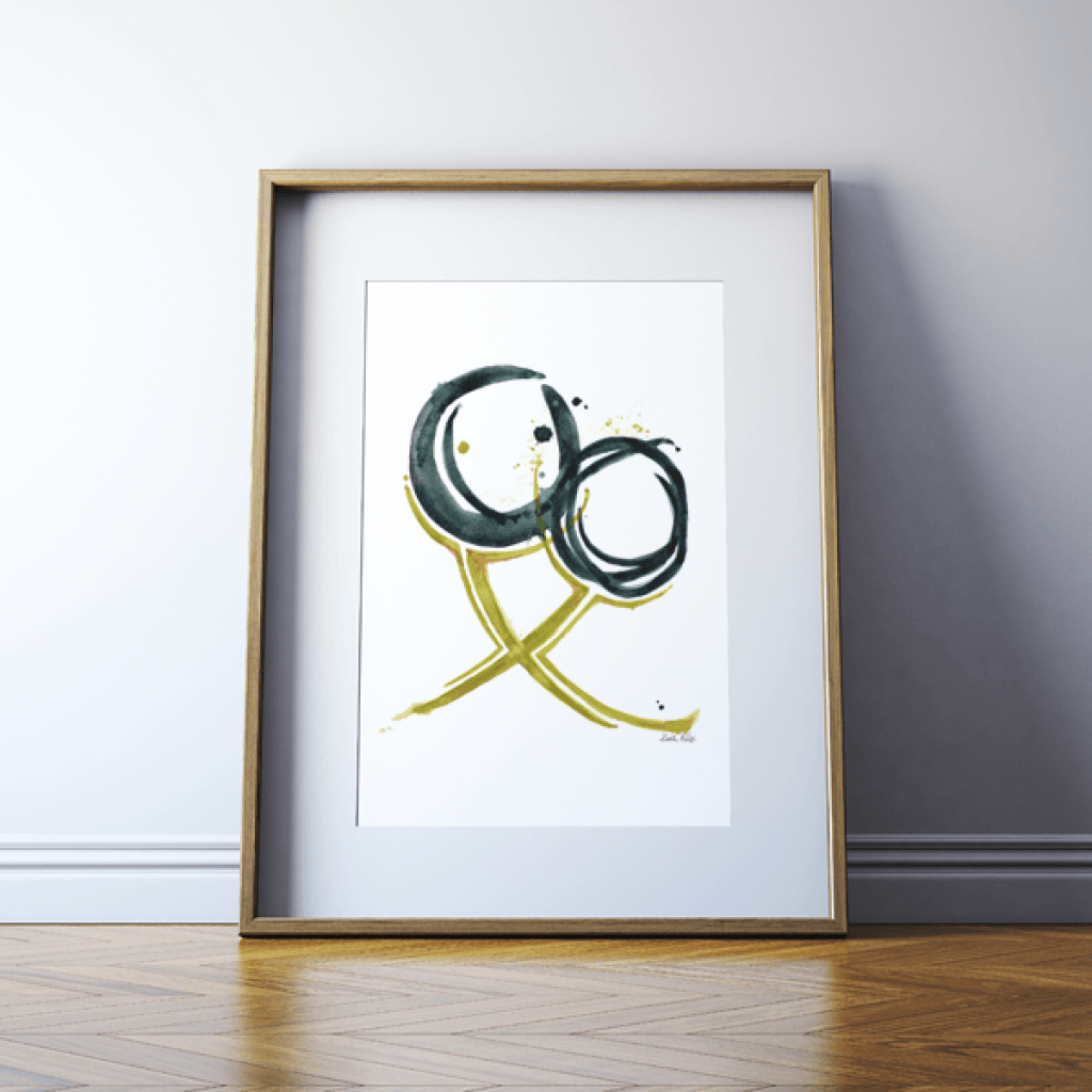 Optic Chiasm Print Watercolor