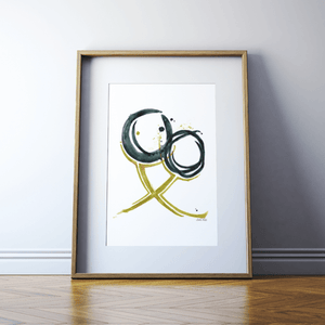 Optic Chiasm Print Watercolor