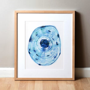 Osteon Watercolor Print