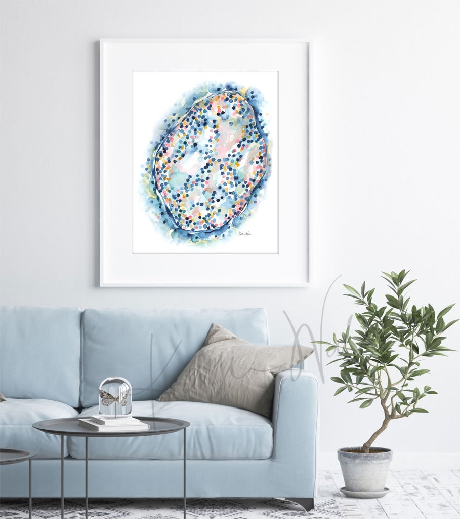 Islet Of Langerhans Watercolor Print - Endocrine Art Diabetes Gift For Endocrinologist