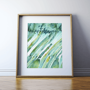 Rods And Cones Watercolor Print