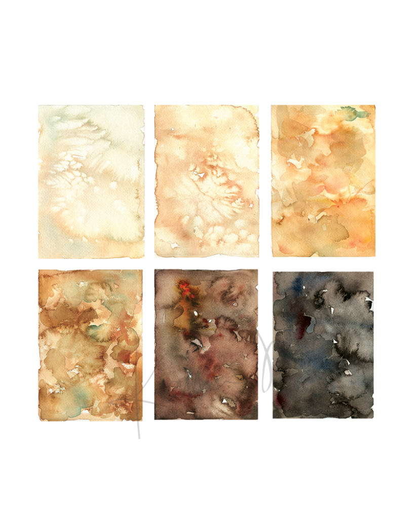 Fitzpatrick Scale Skin Print Watercolor