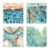 Skin Histology Ceramic Coaster Set of 4