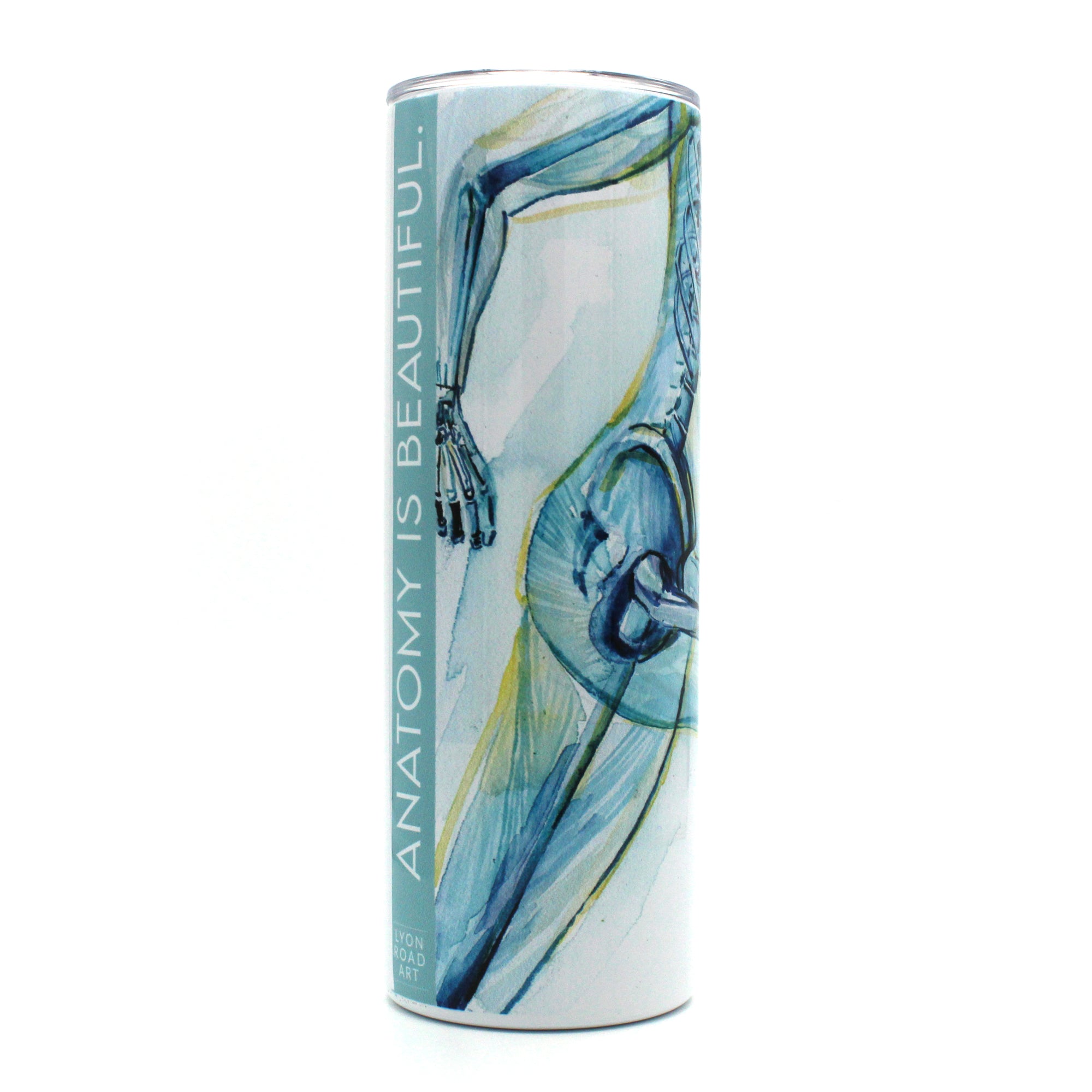 Runner's Anatomy 20 oz Skinny Tumbler