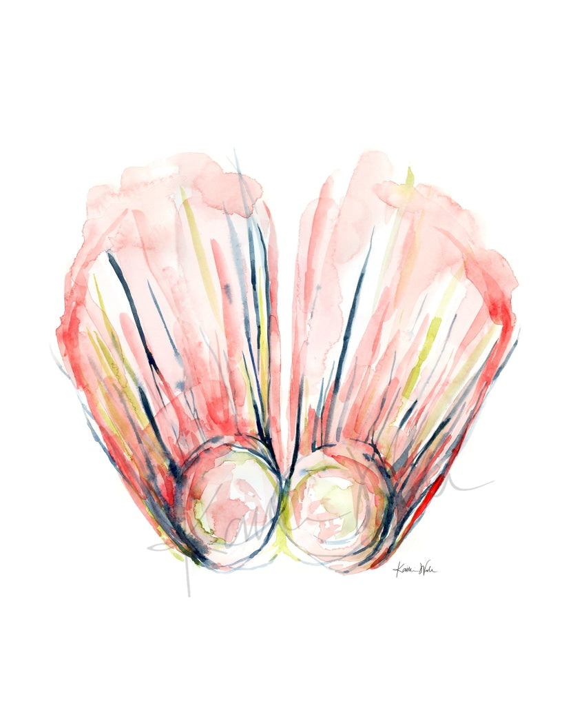 Muscles Of Facial Expression Print Set Watercolor