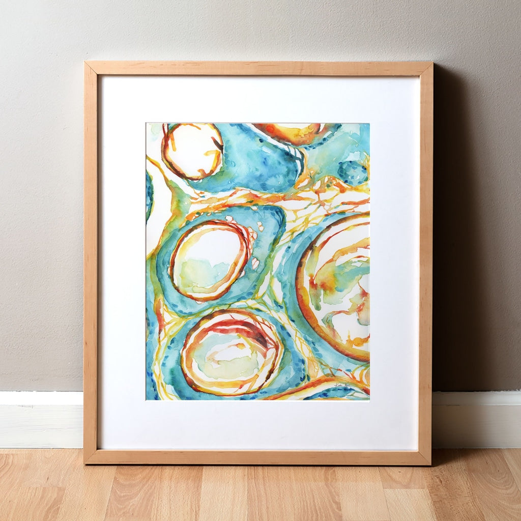 Trichodiscoma Watercolor Print