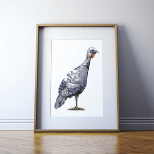 Turkey Print Watercolor